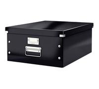 Grande Boîte en Carton avec couvercle format A3+ Multi Usages - Noir