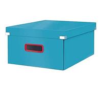 Boîte de Rangement LEITZ Click & Store - Format A3 - Carton Solide - Gamme Cosy - Bleu