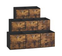 boîte de rangement lot de 8 boîtes de rangement boîte pliante 30 x 30 x 30 cm boîte en tissu pour 30 x 30 30 x 3 BOITE DE RANGEMENT