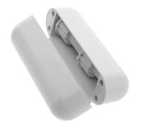 Boîte de Rangement Magnétique Transparente pour Embouts D’ongles 44 Slots | Étui Rigide, Fermeture Anti-déversement, pour Forets 3/32 Po et Bandes de Ponçage, Format Blanc