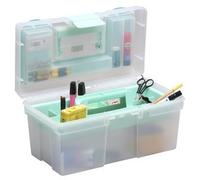 Boîte de rangement McPlus Clear 16, PP, vert