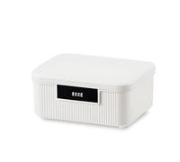 Boite de Rangement Medicament, 9 L Mot de passe double couche mini coffre fort, boîte à médicaments verrouillée pour la cuisine, l'école et le bureau