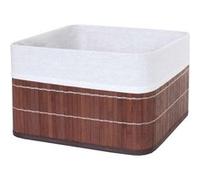 Mendler Boîte de rangement en bambou - Brun