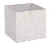 Boîte de rangement ""Mix 'n' Modul"" bouclette blanc 31x31cm - 5five