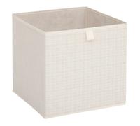 Boîte de rangement ""Mix 'n' Modul"" tweed beige 31x31cm - 5five