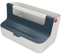 Boîte de rangement mobile Cosy plastique ABS gris clair/gris paquet de 3 pièces
