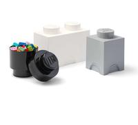 Boîte de rangement Multi-Pack 3 pcs - noir, blanc, gris