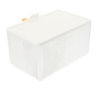 Boîte de Rangement Multifonctionnelle Séparée PP Couvercle Grand Modèle | , Cotons et Disques, Bureau ou Coiffeuse, Protège de L'humidité, Bords Lisses