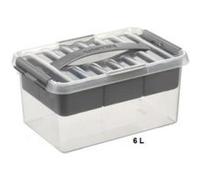 Boite de rangement multifonctions - Avec compartiment amovible - 6 Litres ! G