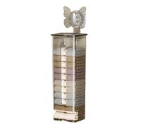 Boîte de rangement murale - Organisateur avec ventouse en PET, PC et ABS | 9,9 x 8,5 x 36,5 cm Grand tiroir de rangement pour sous-vêtements et chaussettes | Idéal pour salle de bain, chambre à