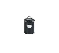 Wenko Boîte de rangement Nero 1,6 l étanche à l'air et à l'eau métal verni Ø 13 x 18 cm noire