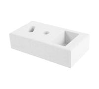 Boîte de Rangement Pla, Blanc Lames de Tondeuse à Cheveux | Organisateur de Coiffeur, Séparation Lames et Manches, Élargie, Accès D’une Main, Maison et Plan de Travail