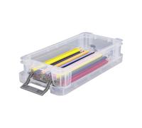 Boîte de rangement plastique 0,75 L incolore Lot de 5