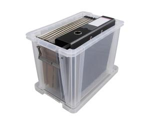 Boîte de rangement plastique 18,5 L incolore