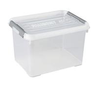 Boîte de rangement plastique - ALLIBERT BY KETER - Handy Plus - 20 L - 40 x 29 x 26 cm - Couvercle transparent