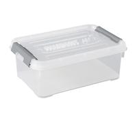 Curver Boîte de rangement HANDY 243810 empilable 294 x 194 x 110 mm transparent argent 1 pc