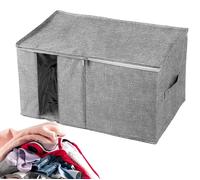 Boîte de rangement pliable avec fenêtre transparente