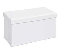 Pouf Coffre Pliable Basics 76cm Blanc