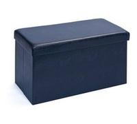 Möbel Boss Boîte de rangement Inter Link pliable avec couvercle 76 x 38 x 38 cm Noir