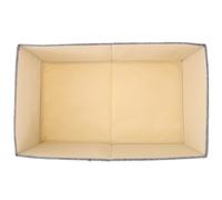 Boîte de Rangement Pliable Grand Format, Gris, Coton Lin pour Vêtements | Organiseur de Placard, Léger et Pliable, pour Vêtements et Jouets, Maison Ordonnée, Format Moyen