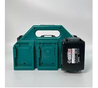 Boîte de rangement pour batteries au lithium à 6 places compatible avec les batteries au lithium Makita.