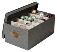 Boîte de rangement pour boules de Noël Store It, capacité de 30 boules - Gris - Boîtes de rangement | Empilables | Avec couvercle