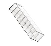 Boîte de Rangement pour Câbles Multi-grilles avec Couvercle Pet | Organisation Divisée, Collecte des Cordons, Usage Bureau et Salon, Format Compact pour Étagère et Table