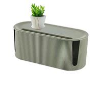 Boîte de rangement pour câbles - Support de câble | Support de cordon de chargeur de grande capacité de rangement de prise de courant de style nordique cache cordon cache-câble anti-surtension étui de