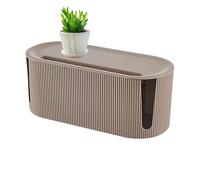 Boîte de rangement pour câbles - Support de câble | Support de cordon de chargeur de grande capacité de rangement de prise de courant de style nordique cache cordon cache-câble anti-surtension étui de