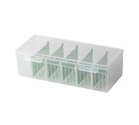 Boîte de rangement pour cartes - 105 g - Grand étui de bureau avec grande capacité - Porte-cartes de vœux en ABS - Organisateur de rangement de bureau multifonction - Gain de place, vert, Siehe