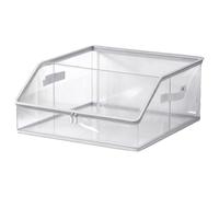 Boîte de rangement pour chapeau pouvant contenir 24 capuchons, transparente | Organiseur empilable anti-poussière avec fermeture éclair pour femmes, hommes, adolescents, maison, chambre à coucher