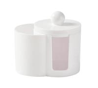Boîte de Rangement pour Cotons-tiges Support Rond en Coton 3 1 for ipad, Organisateur de bouffées Poudre, boîte Rangement for Coton-Tige, Maquillage, Pot Salle Bain Portable Anti-poussière(Color6)