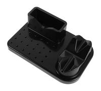 Boîte de Rangement pour Embouts de Ponceuse à Ongles, 24 Trous | Support en Plastique Noir Socle Porte-poignée, Accès Rapide, Poste de Travail Ordonné, pour Salons et Apprentis