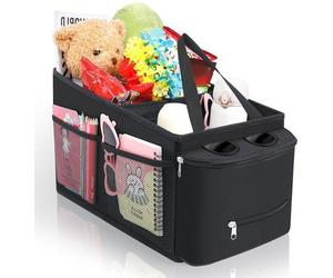 Boîte de rangement pour enfants pour la banquette arrière et le siège passager, destinée à accueillir jouets, livres, collations et autres objets