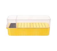 Boîte de Rangement pour Forets 40 Trous en Acrylique, Couvercle | Organisation Précise, Identification Rapide des Outils, Fermeture Transparente, Design Fermé la Poussière