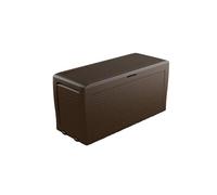Boîte de rangement pour jardin balcon 270L Keter Samoa Rattan