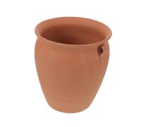 Boîte de Rangement pour Légumes en Terre Cuite Ventilée, Format Maison | Pot en Argile, Usage la Cuisine sur Plan de Travail, Esthétique Rustique et Sobre, Modèle Multifonction