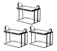 Boîte de Rangement pour Livres Poche Organisatrice à Fermeture à Glissière | Sacs de Déménagement Pour Bibliothèque Maison Meubles Vêtements Boîtes Films Jeux Vidéo