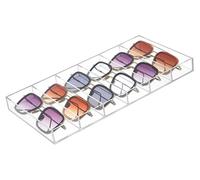 Boîte de rangement pour lunettes de soleil avec 6 compartiments