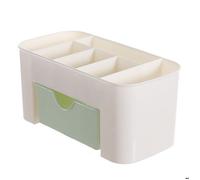 Boîte de rangement pour maquillage, organisateur de bureau, étui de rangement cosmétique, tiroir