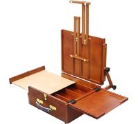 Boîte de rangement pour matériel de peinture - Mallette de peintre - Boîte de rangement pour chevalet - Chevalet portable - Boîte de rangement