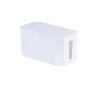 Callstel Boîte de rangement pour multiprise – 23,5 cm – Blanc