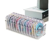Boîte de Rangement pour Ongles Press-On Organisateur Personnel de Rangement | Anti-poussière Organisateur de rangement personnel pour boucles d'oreilles, bagues, colliers, coiffeu