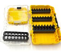 Boîte de rangement pour outils avec compartiment à embouts, pièces de rechange durables