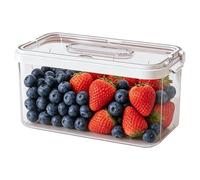 Boîte de rangement pour réfrigérateur avec couvercles, grande capacité | Réfrigérateur alimentaire pour légumes pour farine, haricots, salade, tomates, laitue, baie