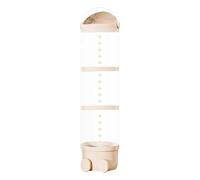Boîte de rangement pour tubes en peluche - Organiseur de en peluche de 130 | cm - Boîte empilable à trois - Matériau PET PP transparent - Rangement pour poupées - Orgue
