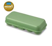 Boîte de rangement pour œufs EGGS TO GO 28 cm, pour 10 œufs, vert feuillu, Koziol