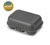 Boîte de rangement pour œufs EGGS TO GO MINI 17 cm, pour 6 œufs, gris cendré naturel, Koziol