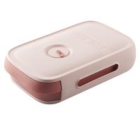 Boîte de rangement pour œufs, mobile, empilable, pour 18 à 20 œufs, en PP, de couleur rose