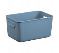 Plast Team Conteneur Akita poignées | organisateur écologique et durable fabriqué en matériau recyclé | pour le stockage (bleu, 5L)